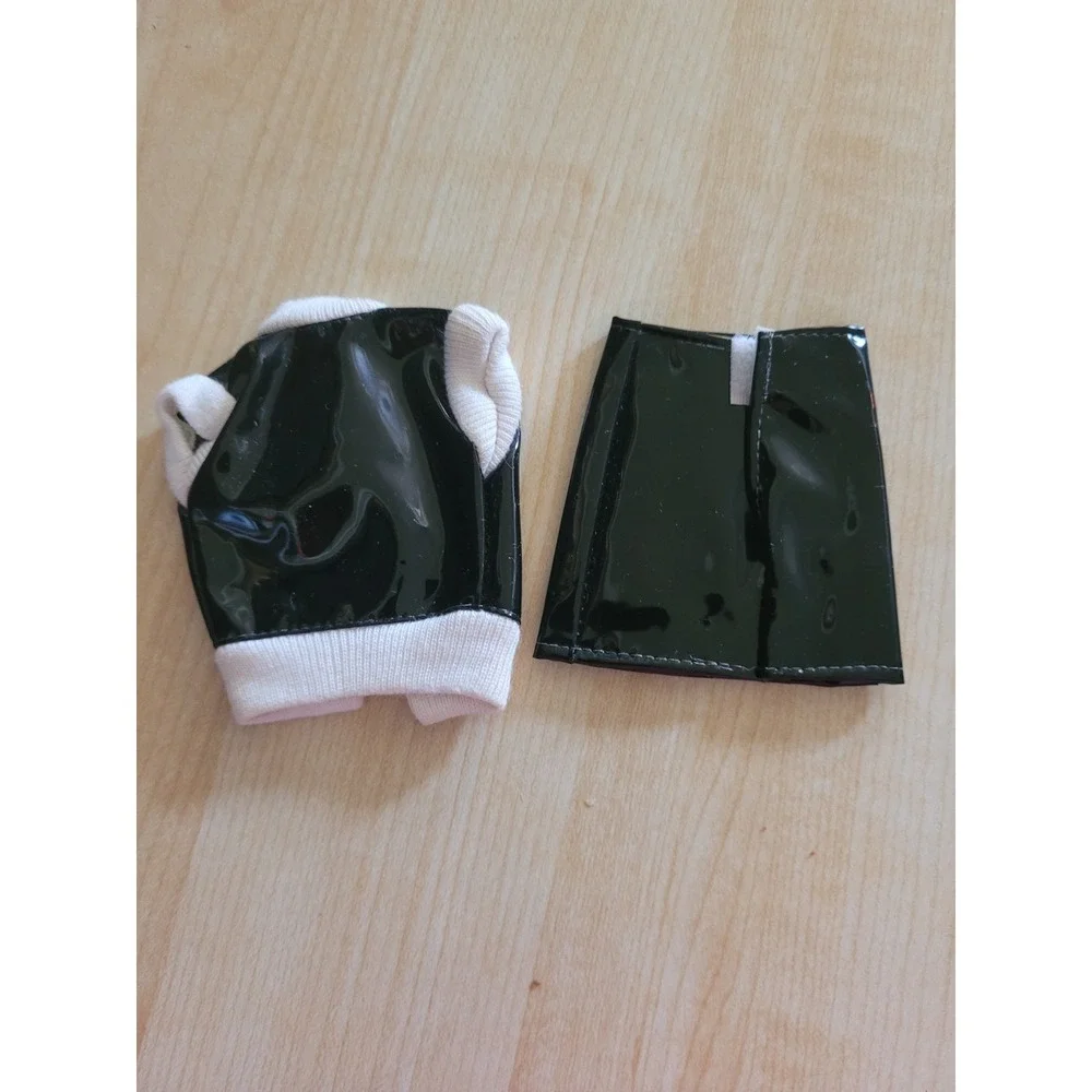 Vtg Black Skirt and Vest/top set Barbie Vinyl Style